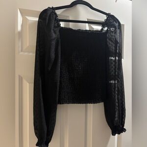 Elegant Black Women's Top